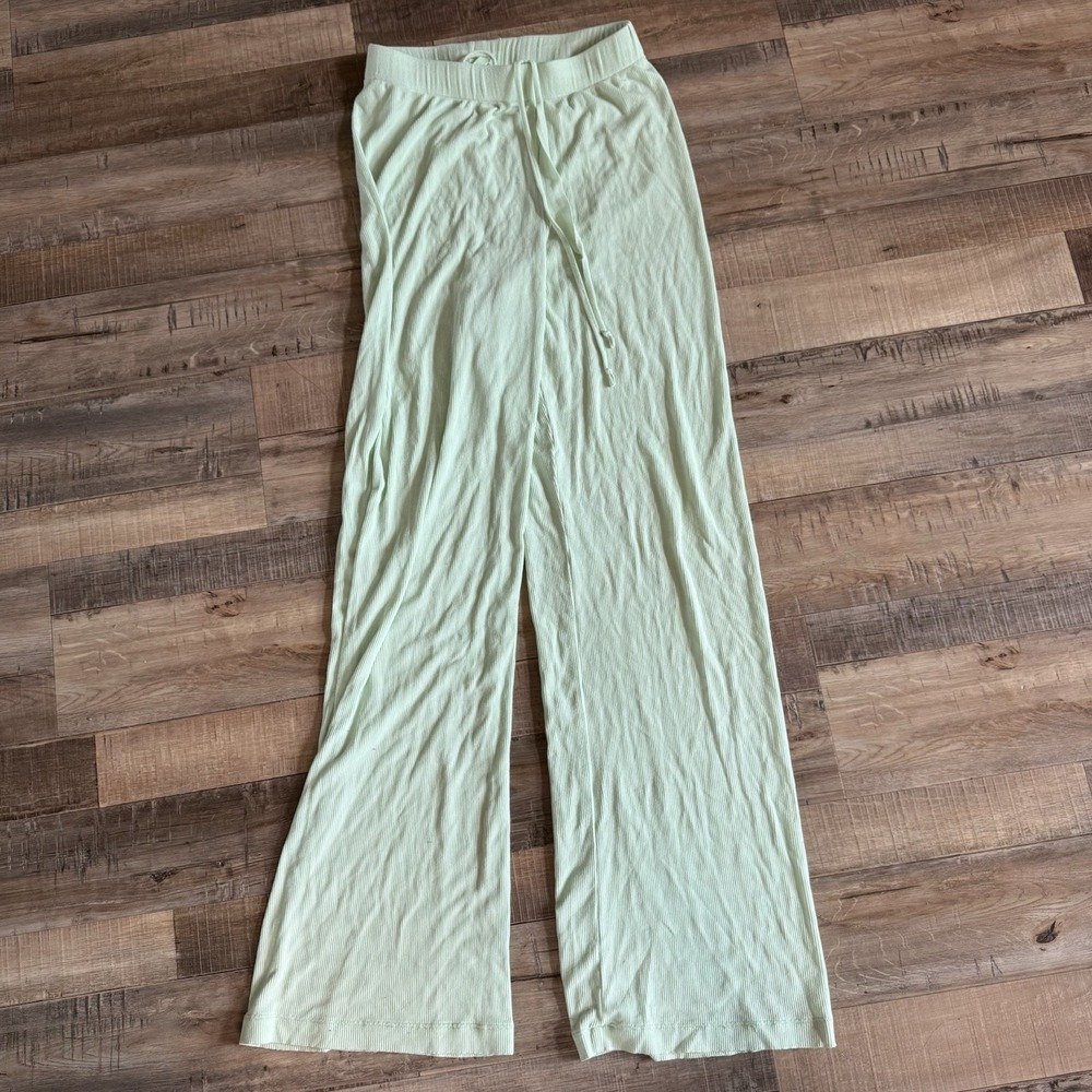 Skims CLASSIC STRAIGHT LEG PANT Pistachio Sz S Loungewear Flaw See Desc